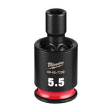 Milwaukee 49-66-7209 Shockwave Impact Duty 1/4" Drive 5.5 mm Standard Swivel Socket