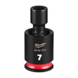 Milwaukee 49-66-7211 Shockwave 1/4" Drive 7 mm Standard Swivel Impact Socket