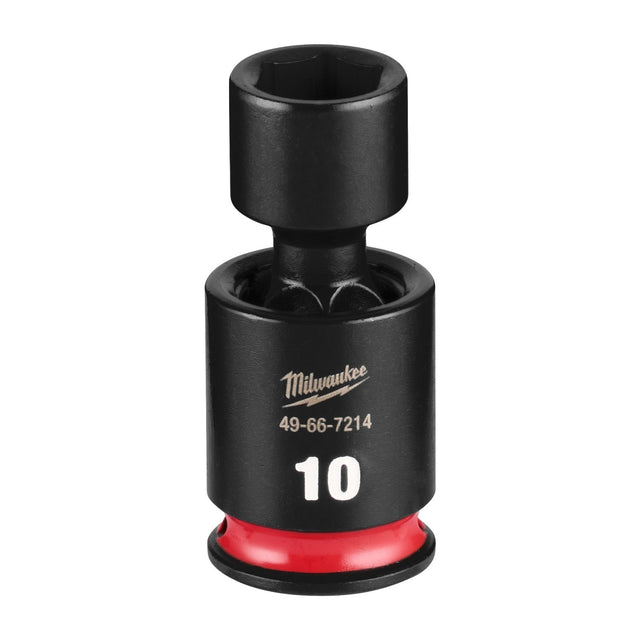 Milwaukee 49-66-7214 Shockwave Impact Duty 1/4" Drive 10 mm Standard Swivel Socket