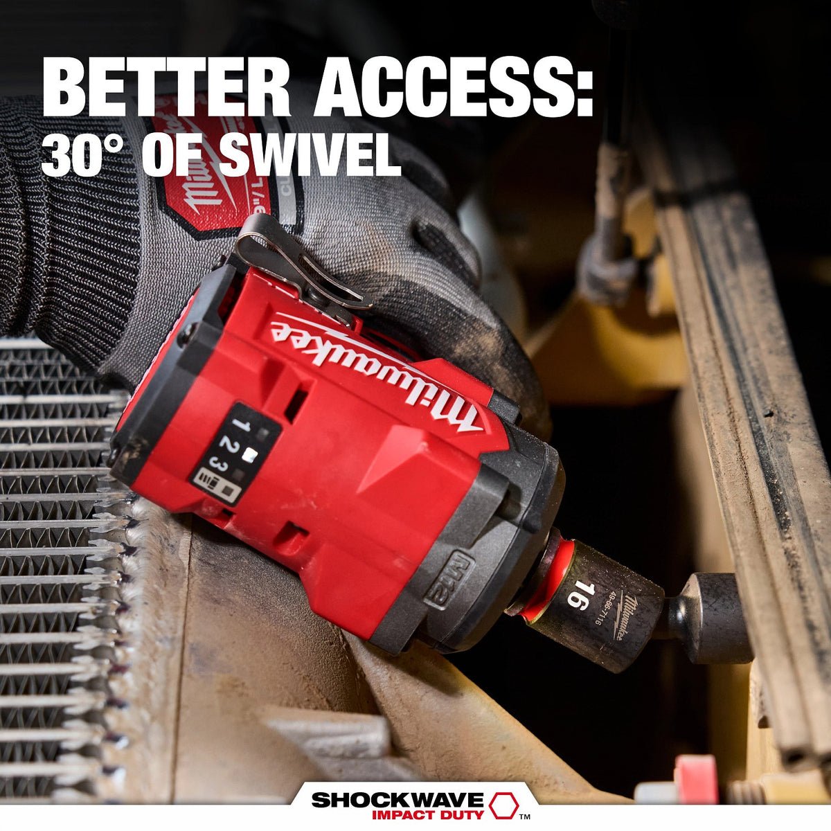 Milwaukee 49-66-7214 Shockwave Impact Duty 1/4" Drive 10 mm Standard Swivel Socket - 6