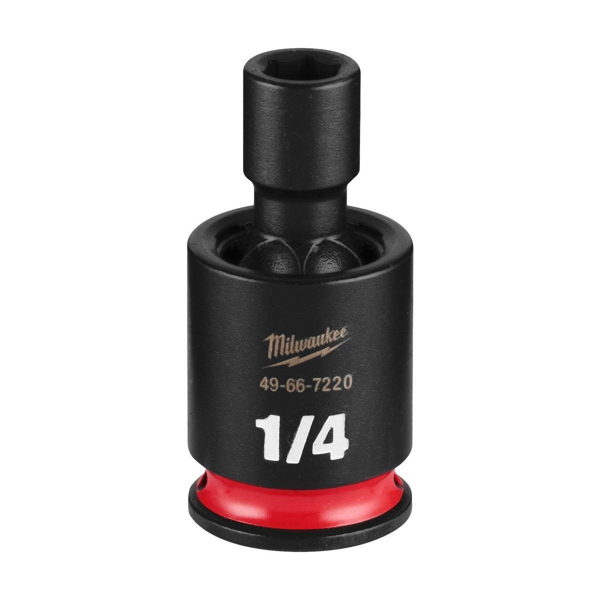 Milwaukee 49-66-7220 Shockwave 1/4" Drive 1/4" Standard Swivel Impact Socket