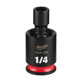Milwaukee 49-66-7220 Shockwave 1/4" Drive 1/4" Standard Swivel Impact Socket