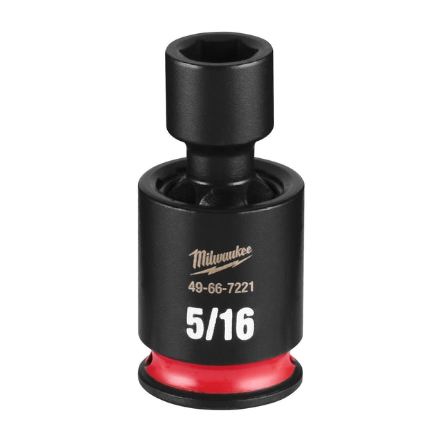 Milwaukee 49-66-7221 Shockwave 1/4" Drive 5/16" Standard Swivel Impact Socket