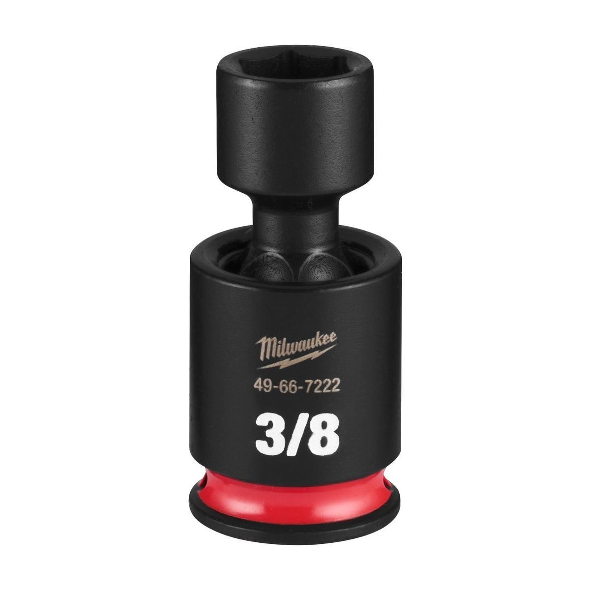Milwaukee 49-66-7222 Shockwave 1/4" Drive 3/8" Standard Swivel Impact Socket