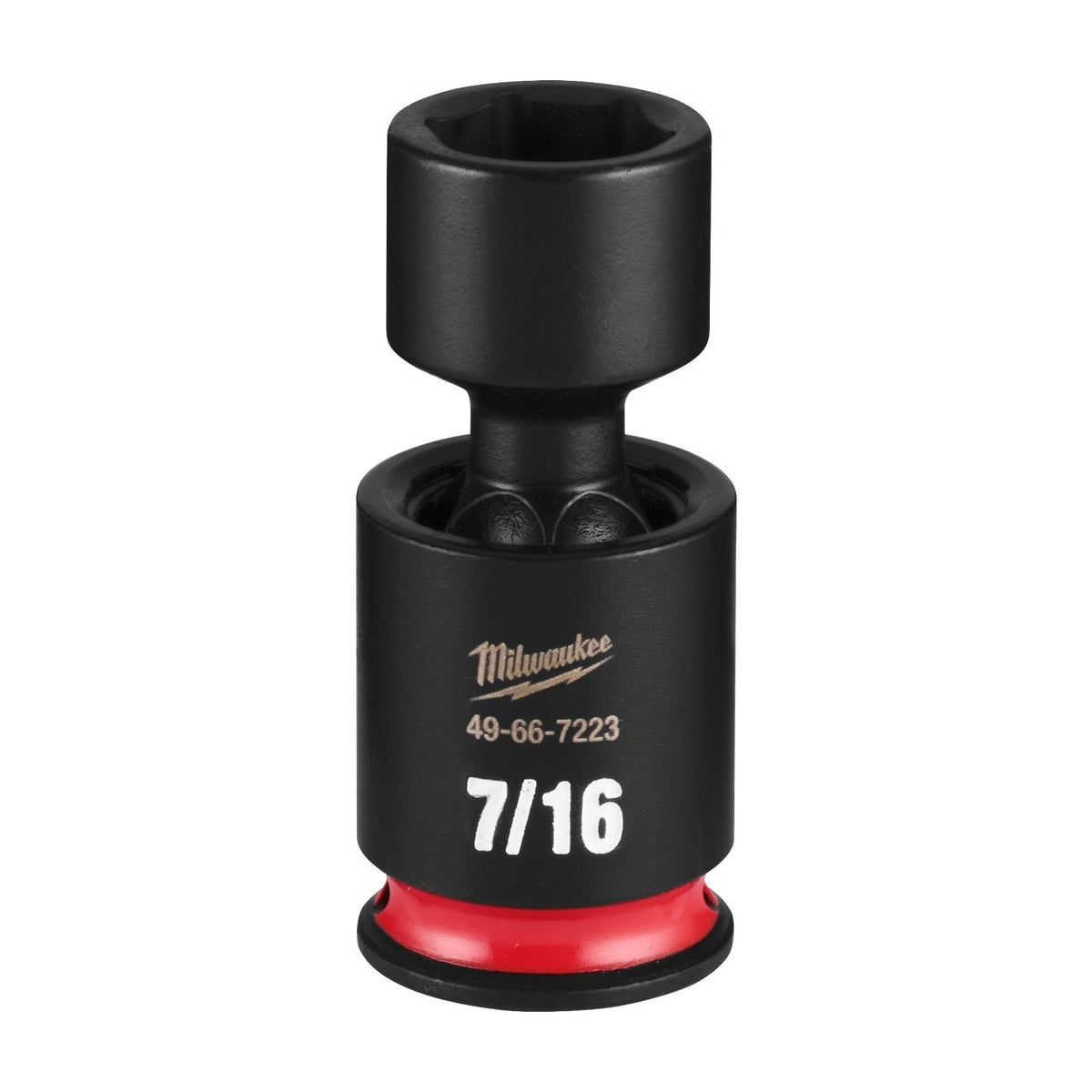 Milwaukee 49-66-7223 Shockwave 1/4" Drive 7/16" Standard Swivel Socket