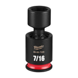 Milwaukee 49-66-7223 Shockwave 1/4" Drive 7/16" Standard Swivel Socket