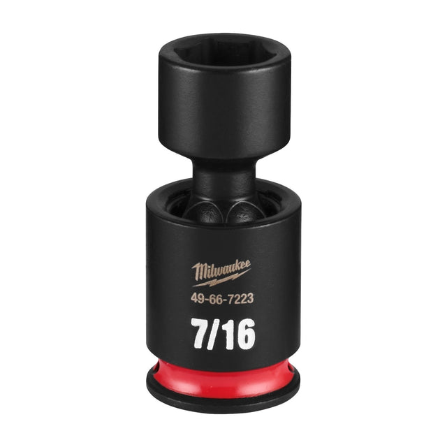 Milwaukee 49-66-7223 Shockwave 1/4" Drive 7/16" Standard Swivel Socket