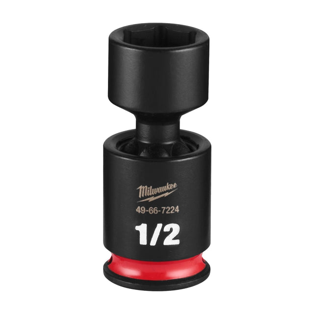 Milwaukee 49-66-7224 1/4" Drive 1/2" Standard Impact Duty Swivel Socket