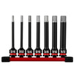 Milwaukee 49-66-7254 Shockwave Impact Duty 3/8" Drive 4" Hex SAE Bit Socket Set (7 Piece)