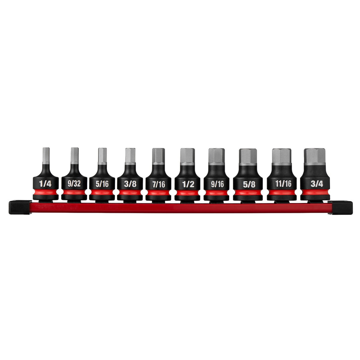 Milwaukee 49-66-7260 Shockwave 1/2" Drive 2" Hex SAE Metric Impact Bit Socket Set (20 Piece)
