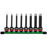 Milwaukee 49-66-7264 Shockwave Impact Duty 1/2" Drive 4" Torx Bit Socket Set (8 Piece)