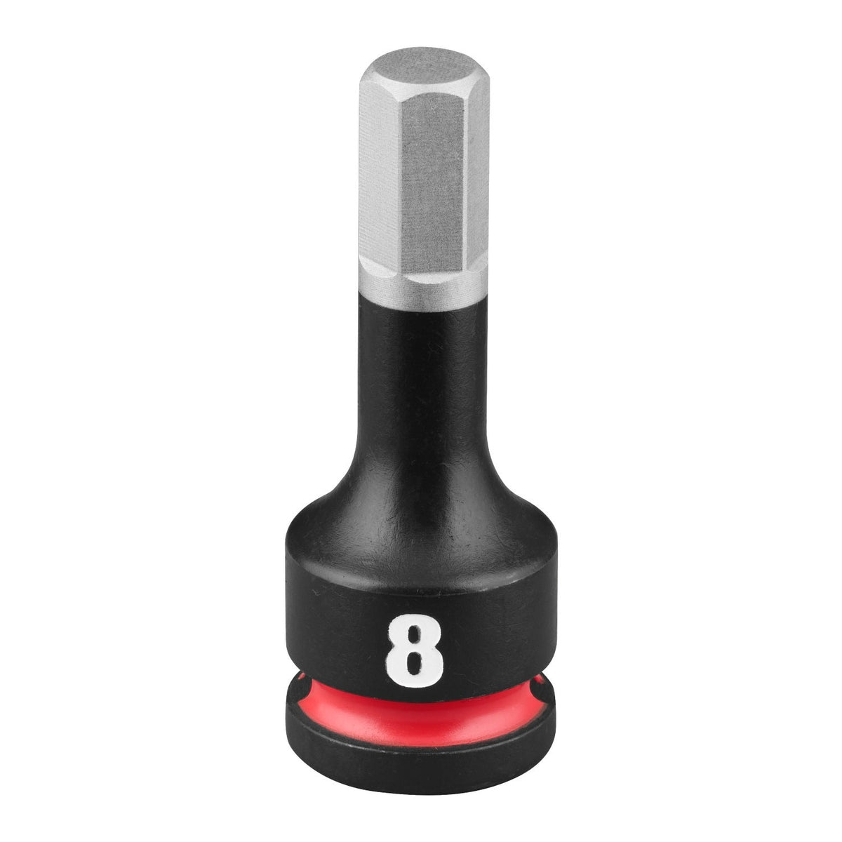 Milwaukee 49-66-7271 Shockwave 3/8" Drive 2" Hex 8 mm Forged Steel Impact Duty Bit Socket