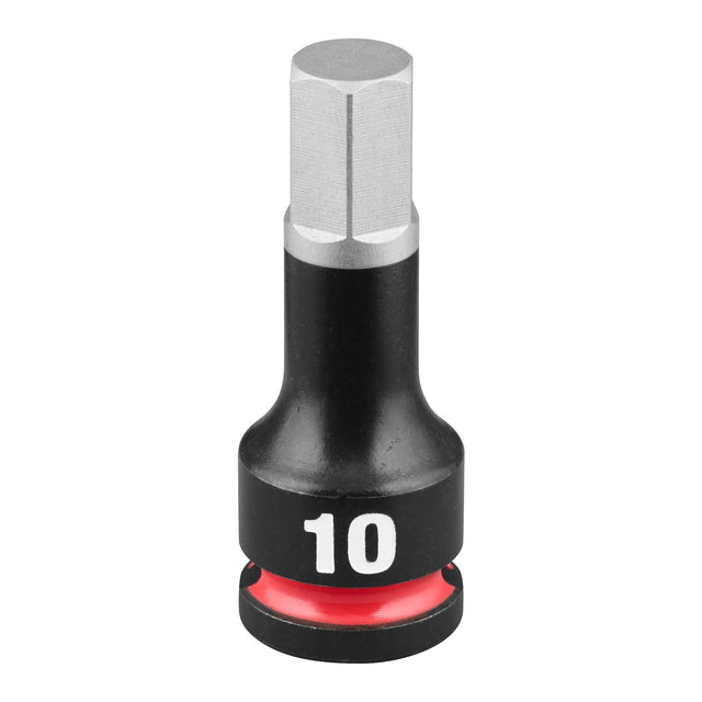 Milwaukee 49-66-7273 Shockwave 3/8" Drive 2" Hex 10mm Impact Duty Bit Socket