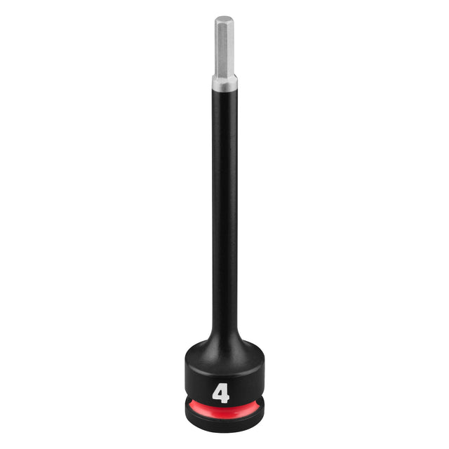 Milwaukee 49-66-7282 Shockwave Impact Duty 3/8" Drive 4" Hex 4 mm Bit Socket