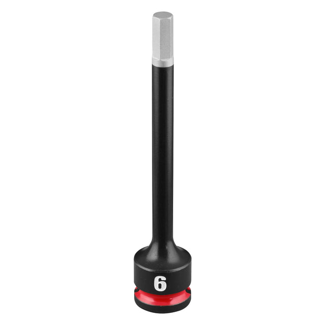 Milwaukee 49-66-7284 Shockwave 3/8" Drive 4" Hex 6 mm Impact Duty Bit Socket
