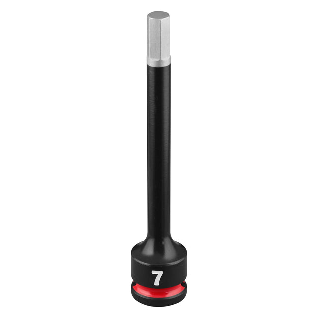 Milwaukee 49-66-7285 Shockwave 3/8" Drive 4" Hex 7mm Impact Duty Bit Socket