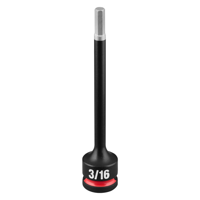 Milwaukee 49-66-7290 Shockwave Impact Duty 3/8" Drive 4" Hex 3/16" Bit Socket