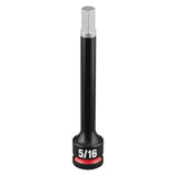 Milwaukee 49-66-7293 3/8" Drive 4" Long 5/16" Hex Shockwave Impact Duty Bit Socket