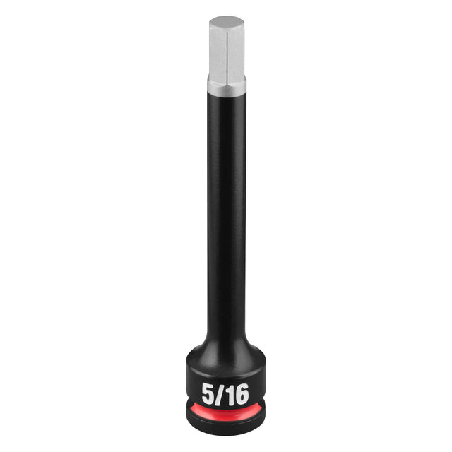 Milwaukee 49-66-7293 3/8" Drive 4" Long 5/16" Hex Shockwave Impact Duty Bit Socket