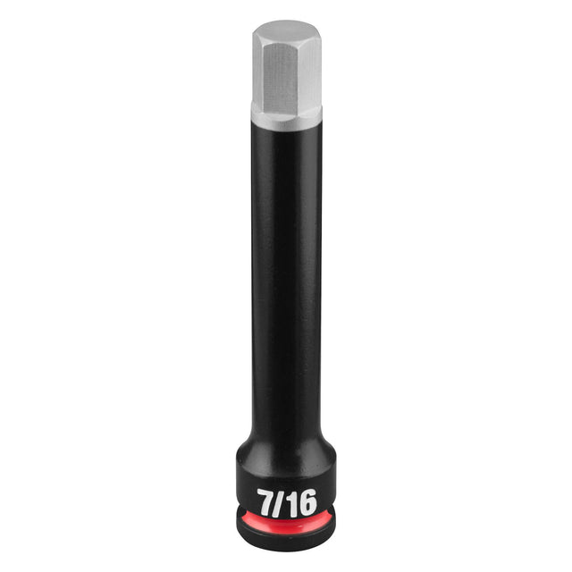 Milwaukee 49-66-7295 Shockwave 3/8" Drive 4" Hex 7/16" Impact Duty Bit Socket