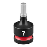 Milwaukee 49-66-7298 Shockwave 1/2" Drive 2" Hex 7 mm Impact Duty Bit Socket