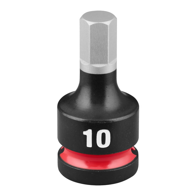 Milwaukee 49-66-7300 Shockwave 1/2" Drive 2" Hex 10mm Impact Duty Bit Socket