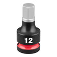 Milwaukee 49-66-7301 Shockwave Impact Duty 1/2" Drive 2" Hex 12mm Bit Socket