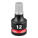 Milwaukee 49-66-7301 Shockwave Impact Duty 1/2" Drive 2" Hex 12mm Bit Socket