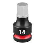 Milwaukee 49-66-7302 1/2" Drive 2" Hex 14 mm Impact Duty Bit Socket