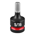 Milwaukee 49-66-7309 Shockwave Impact Duty 1/2" Drive 2" Hex 5/16" Bit Socket