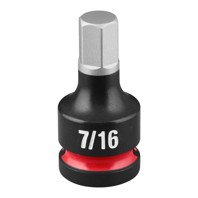 Milwaukee 49-66-7311 Shockwave Impact Duty 1/2" Drive 2" Hex 7/16" Bit Socket