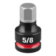 Milwaukee 49-66-7314 Shockwave Impact Duty 1/2" Drive 2" Hex 5/8" Bit Socket