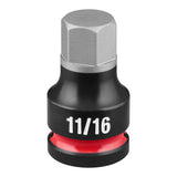 Milwaukee 49-66-7315 Shockwave 1/2" Drive 2" Hex 11/16" Impact Duty Bit Socket