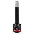 Milwaukee 49-66-7320 Shockwave Impact Duty Half Inch Drive 4" Hex 10 mm Bit Socket