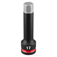 Milwaukee 49-66-7325 Shockwave Impact Duty 1/2" Drive 4" Hex 17 mm Bit Socket