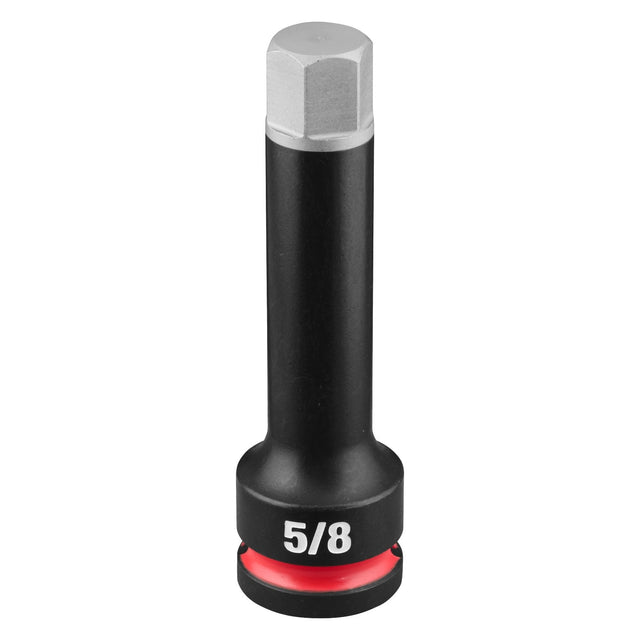 Milwaukee 49-66-7335 Shockwave Impact Duty 1/2" Drive 4" Long 5/8" Hex Bit Socket