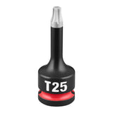 Milwaukee 49-66-7339 Shockwave 3/8" Drive 2" Torx T25 Impact Duty Bit Socket