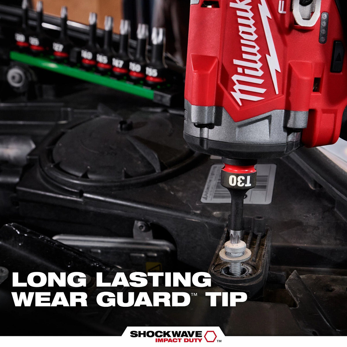 Milwaukee 49-66-7344 Shockwave 3/8" Drive 2" Torx T47 Impact Duty Bit Socket - 3