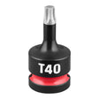 Milwaukee 49-66-7357 Shockwave Impact Duty 1/2" Drive 2" Torx T40 Bit Socket