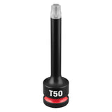 Milwaukee 49-66-7368 Shockwave Impact Duty Half Inch Drive 4" Torx T50 Bit Socket