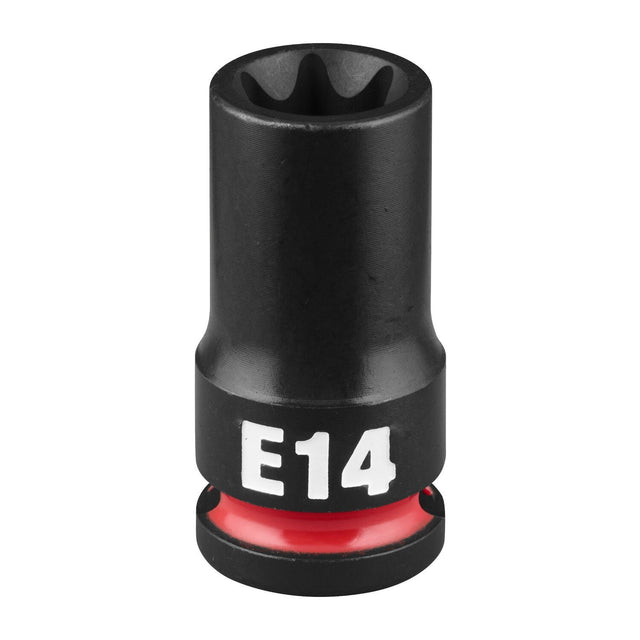 Milwaukee 49-66-7380 Shockwave 3/8" Drive E-Torx E14 Impact Duty Bit Socket
