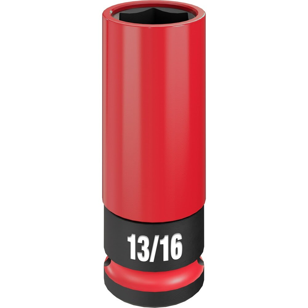 Milwaukee 49-66-7811 SHOCKWAVE Impact Duty 1/2 Drive 13/16" SAE Lug Nut Wheel Socket