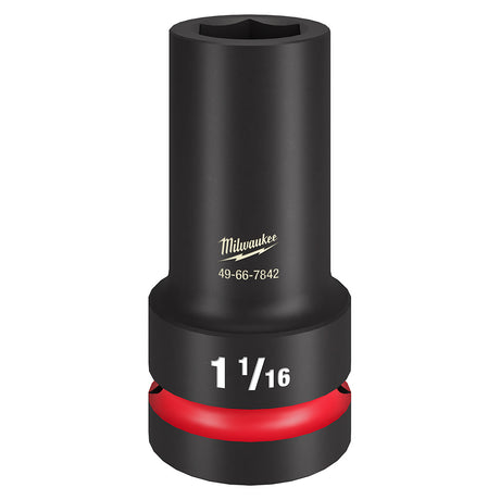 Milwaukee 49-66-7842 SHOCKWAVE Impact Duty 1" Drive 1-1/16" Thin Wall Extra Deep 6 Point Socket