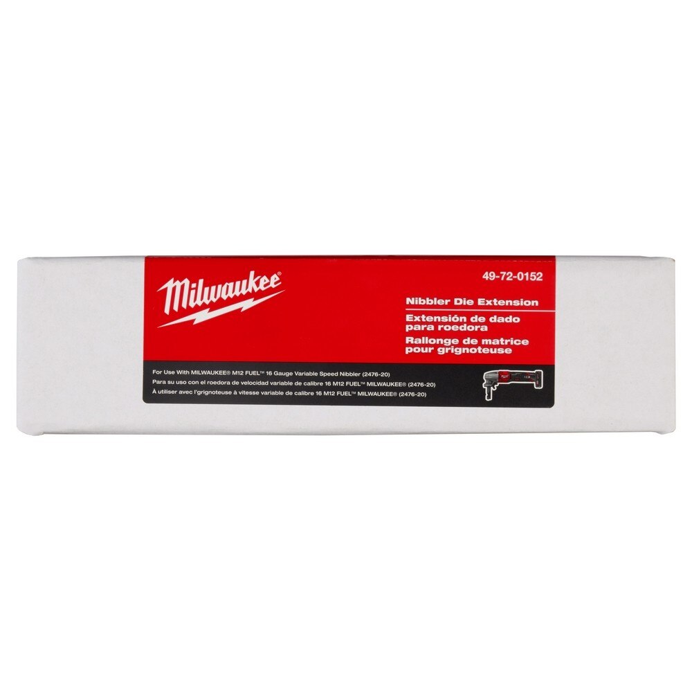 Milwaukee 49-72-0152 M12 FUEL 16 Gauge Nibbler Die Holder Extension - 6