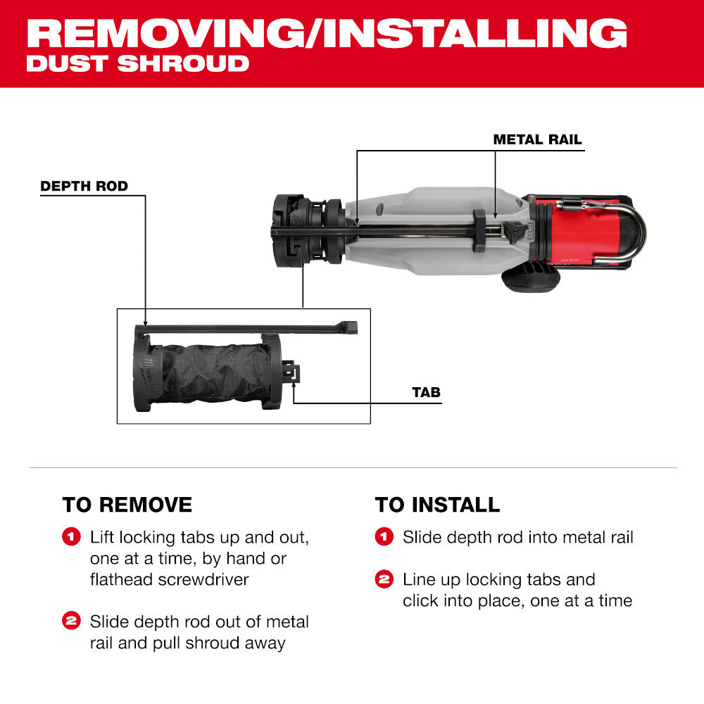 Milwaukee 49-90-0900 Accessory Dust Shroud - 3