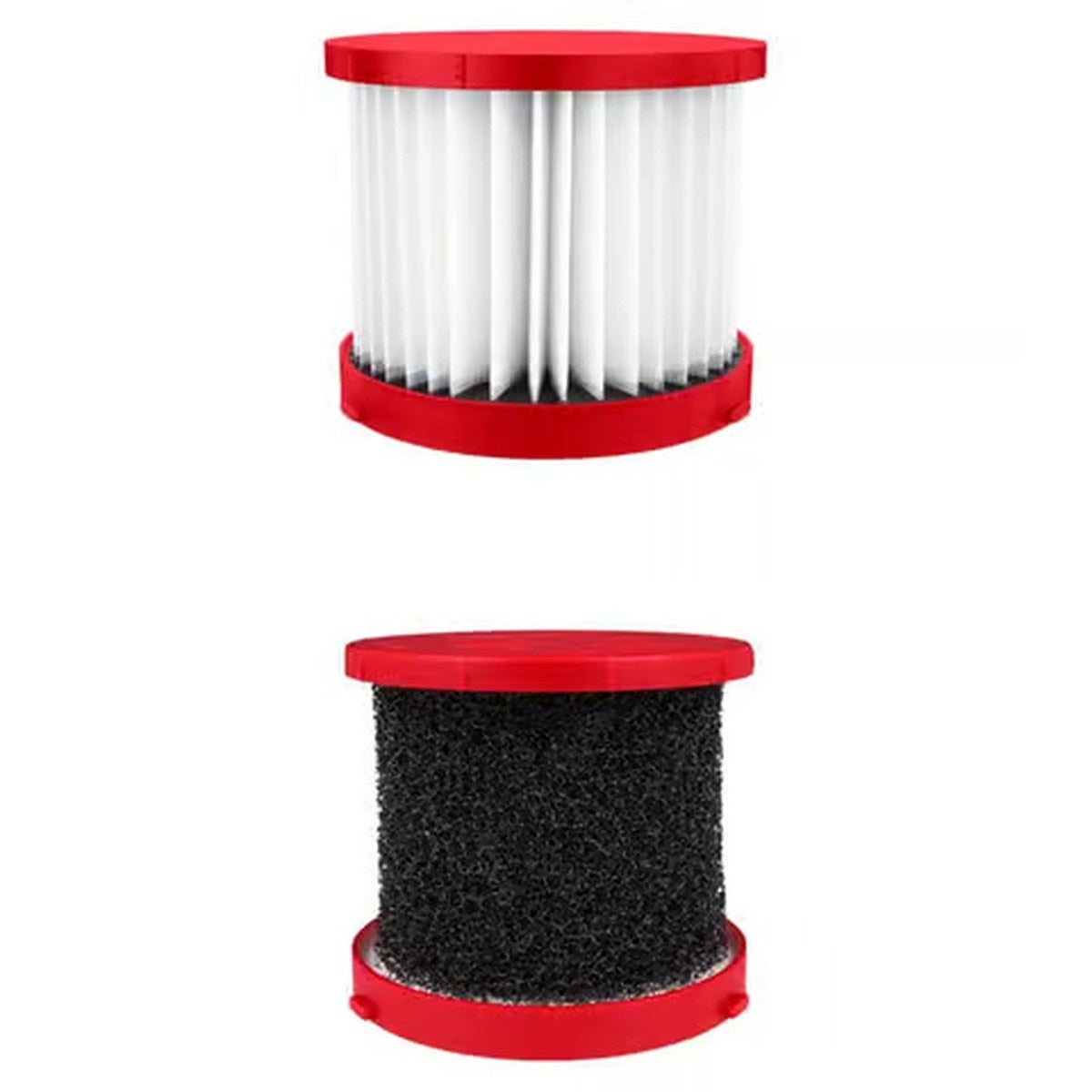 Milwaukee 49-90-1900HW M18 M12 HEPA Wet Dry Vacuum Filter Kit 5.2" x 5.2" x 4.6" (2 Pack)