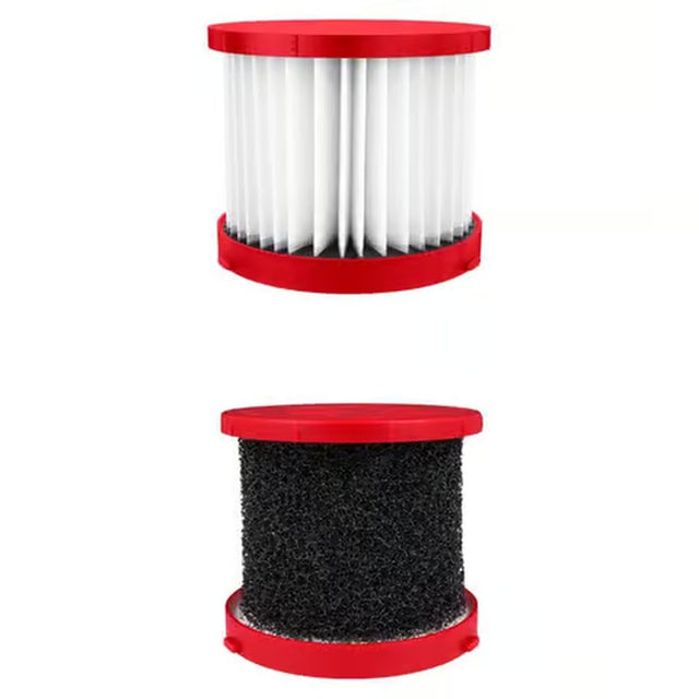 Milwaukee 49-90-1900HW M18 M12 HEPA Wet Dry Vacuum Filter Kit 5.2" x 5.2" x 4.6" (2 Pack)