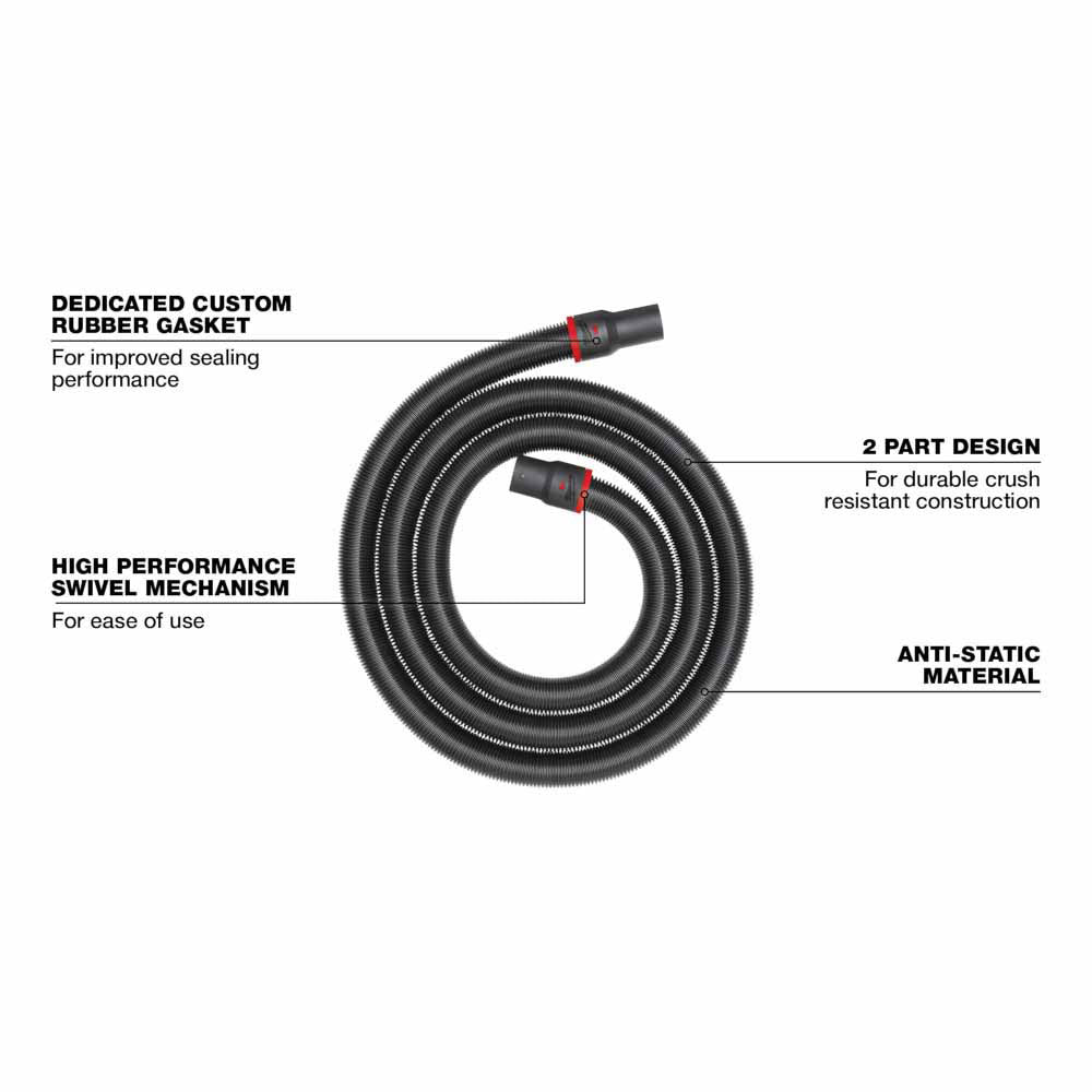 Milwaukee 49-90-2004 2-1/2" X 16' Flexible Hose - 2