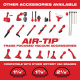 Milwaukee 49-90-2028Y AIR-TIP 2-in-1 Utility Brush Tool with Sliding Head for Wet Dry Vacuums - 4