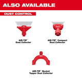 Milwaukee 49-90-2044 AIR-TIP Compact Dust Collector Vacuum Accessory - 8